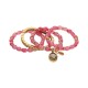 Pulseira Camila Klein Memories Kit Jade Rubilita Ouro Velho
