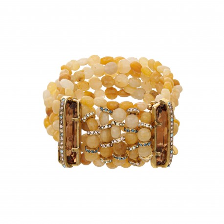 Pulseira Camila Klein Memories Calcita Ouro Velho