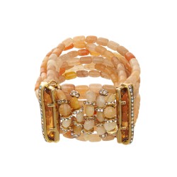 Pulseira Camila Klein Memories Calcita Ouro Velho