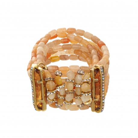 Pulseira Camila Klein Memories Calcita Ouro Velho