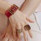Pulseira Camila Klein Memories Jade Rubilita Ouro Velho