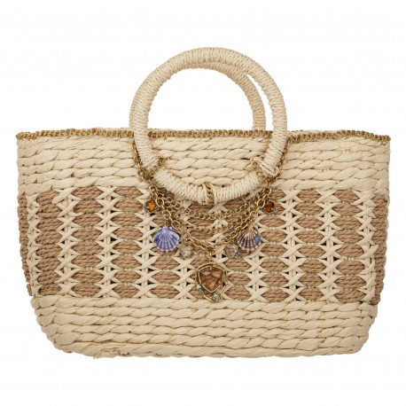 Bolsa Camila Klein Serenata Al Mare Palha Natural