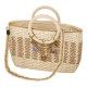 Bolsa Camila Klein Serenata Al Mare Palha Natural