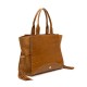 Bolsa Isla Zaira Tote Couro Caiman Camurça Mel