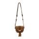 Bolsa Isla Box Zaira New Croco Camurça Mascavo