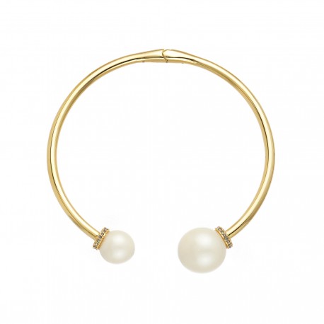 Colar Nádia Gimenes Exagerado Choker Dourado