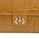 Bolsa Isla Anne Jumbo Couro Natural Caiman Mel Ouro