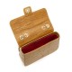 Bolsa Isla Anne Jumbo Couro Natural Caiman Mel Ouro