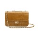 Bolsa Isla Anne Jumbo Couro Natural Caiman Mel Ouro