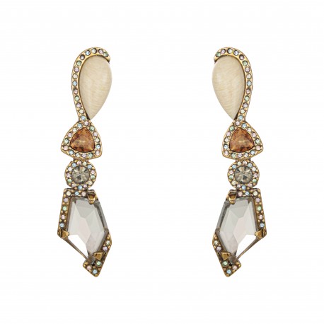 Brinco Camila Klein Memories Maggie Modular Ouro Velho