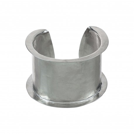 Pulseira Luiza Rogi Ava Bracelete Metal Prata Envelhecida