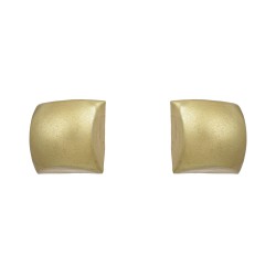 Brinco Luiza Rogi Ava Quadrado Metal Ouro Envelhecido