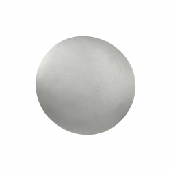 Broche Luiza Rogi Imã Botão Metal Prata Envelhecida Maxi