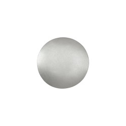 Broche Luiza Rogi Imã Botão Metal Prata Envelhecida M