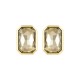 Brinco Hector Albertazzi Art Déco Midi Cristal Ouro Vintage
