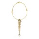 Colar Claudia Arbex Ocean Deep Choker Ouro Vintage