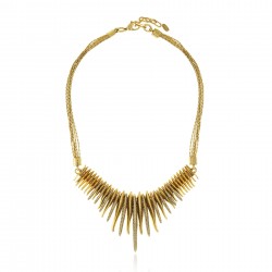 Colar Claudia Arbex Ocean Deep Curto Ouro Vintage