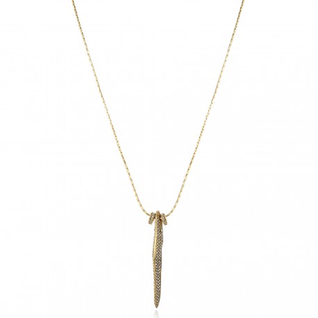 Colar Claudia Arbex Ocean Deep Longo Pingente Ouro Vintage