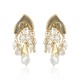 Brinco Claudia Arbex Ocean Deep Pingentes Ouro Vintage