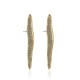Brinco Claudia Arbex Ocean Deep Cristais Ouro Vintage