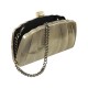 Bolsa Empório MP Clutch Metal Dourado Envelhecido