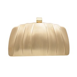 Bolsa Empório MP Clutch Metal Dourada