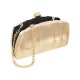 Bolsa Empório MP Clutch Metal Dourada