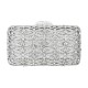 Bolsa Empório MP Clutch Cristais Prata