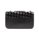 Bolsa Isla Anne Tressê Couro Camurça Preto