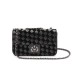 Bolsa Isla Anne Tressê Couro Camurça Preto