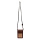 Bolsa Isla Mini Pouch Palha Sextavada Croco New Pinhão