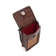 Bolsa Isla Mini Pouch Palha Sextavada Croco New Pinhão