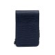 Bolsa Isla Phone Pouch Tampa Couro Lizard Marinho