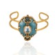 Pulseira Camila Klein Aura Em Fluxo Bracelete Ouro Velho