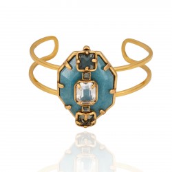 Pulseira Camila Klein Aura Em Fluxo Bracelete Ouro Velho