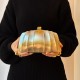 Bolsa Empório MP Clutch Metal Dourado Envelhecido