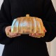 Bolsa Empório MP Clutch Metal Dourada