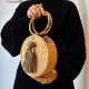 Bolsa Empório MP Wicker Round Rattan Natural