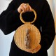 Bolsa Empório MP Wicker Round Rattan Natural