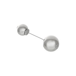 Broche Nádia Gimenes Alfinete Bolas Prata