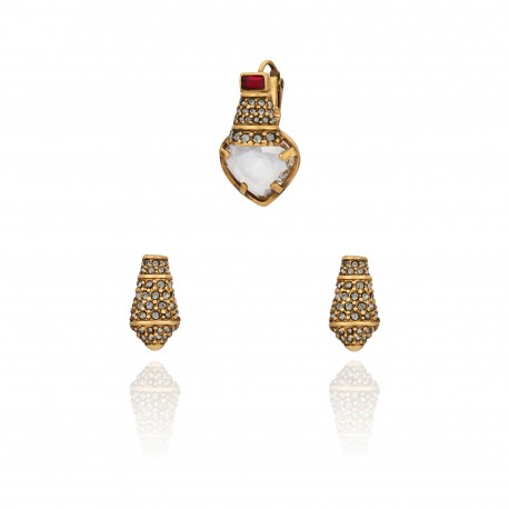 Brinco Camila Klein Sela Lunar Ear Cuff Ouro Velho