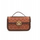 Bolsa Isla Sirena Mini Baguete Monograma Canvas Caramelo