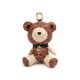 Chaveiro Isla Sirena Bag Charm Monograma Bear Caramelo