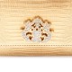 Bolsa Isla Forever In Love Carteira Lizard Cristal Dourada