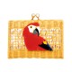 Bolsa Serpui Clutch Juliana Macaw Vime Light Honey