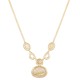 Conjunto Fane's Pedras Naturais Quartzo Zircônia Metal Ouro
