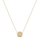 Conjunto Fane's Pedras Naturais Drusa Ouro Metal Dourado M