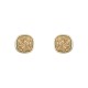 Conjunto Fane's Pedras Naturais Drusa Ouro Metal Dourado M