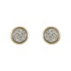 Conjunto Fane's Pedras Naturais Drusa Platina Metal Dourado M