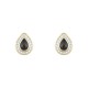 Conjunto Fane's Pedras Naturais Onix Zircônia Dourado